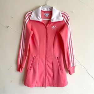 adidas originals dance 83 bubblegum pink track jacket dress small